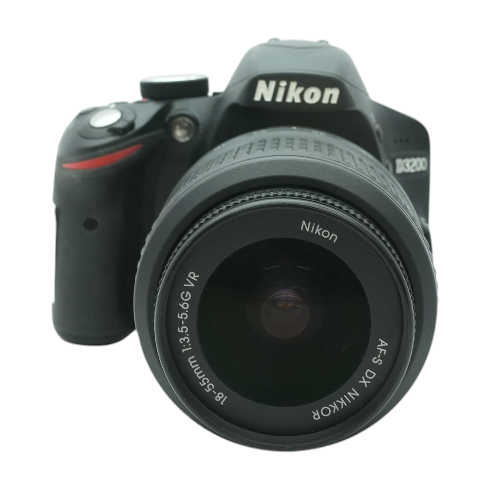 D3200 DSLR Camera with AF-S DX Nikkor 18-55mm f/3.5-5.6 G VR