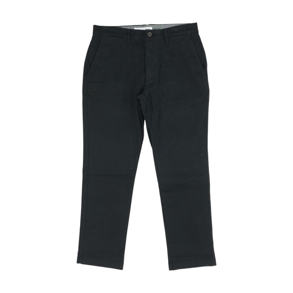 【Rare】 leather piping pocket chino pants Black Solid Chino Pants – Unclaimed Baggage