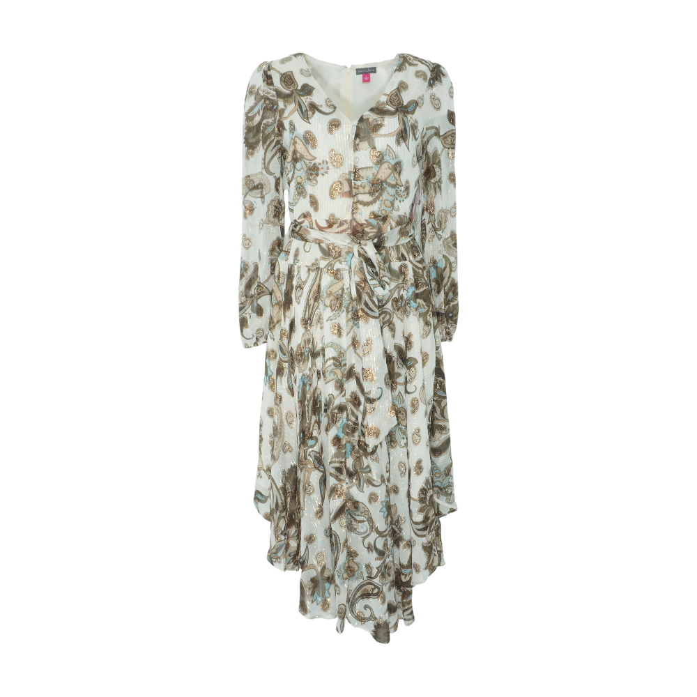Beige Floral Maxi Dress – Unclaimed Baggage