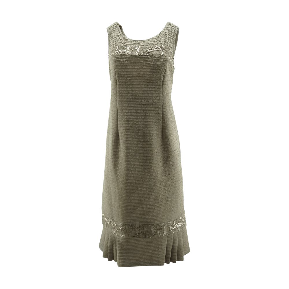 beige dresses for mother of the groom Beige Midi Dress