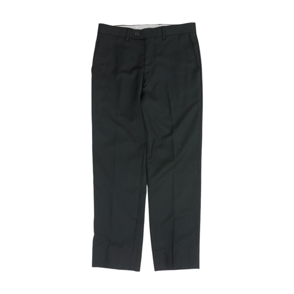 black polyester dress pants Solid – Unclaimed Baggage Size:UK28 Charline Tulle Bandage Gown cut front pockets custom_made_dresses