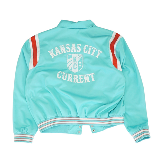 Hover Turquoise Kansas City Current Solid Jacket