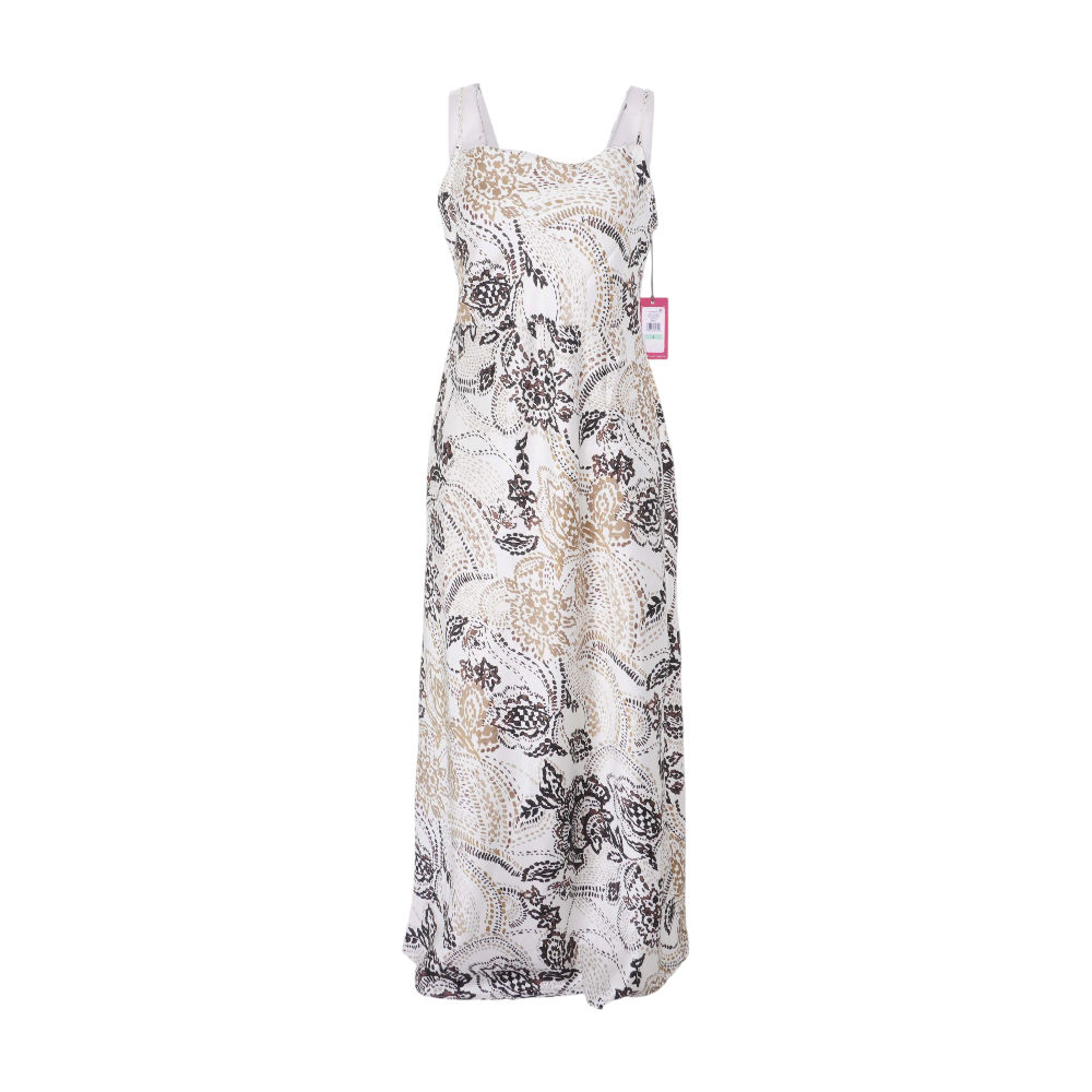 Cream Floral Maxi Dress – Unclaimed Baggage