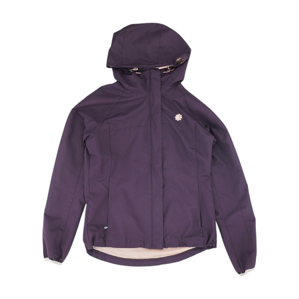 Purple Solid Rain Jacket