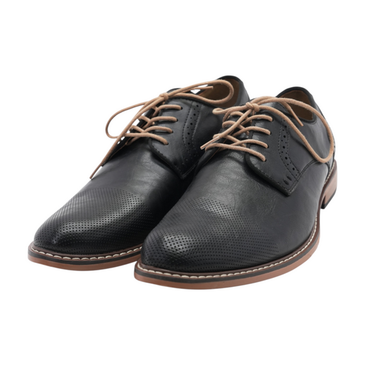 Hover Madden Black Lace-Up Dress Shoes – Image 2