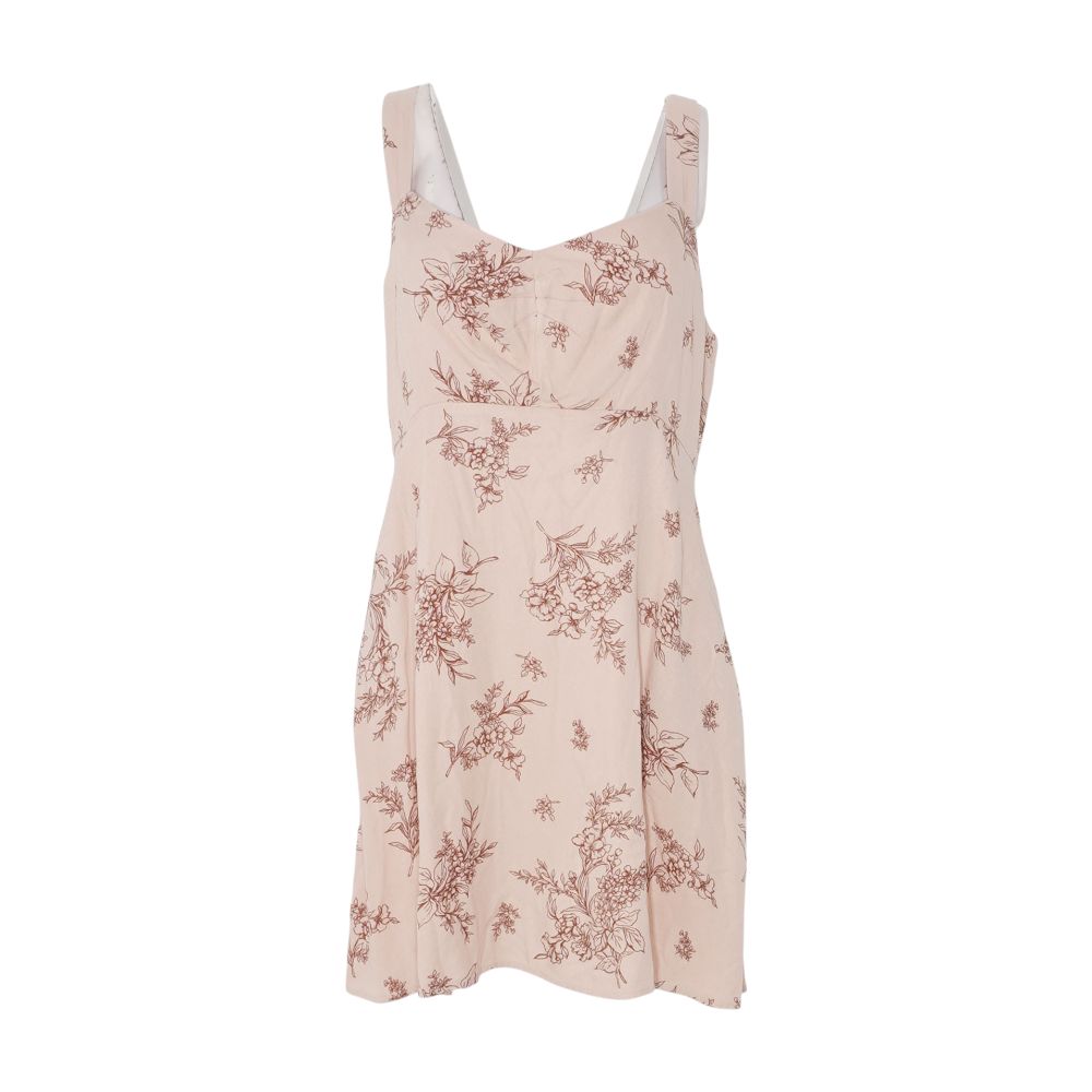 beige floral mini dress – Unclaimed Baggage Puff sleeve