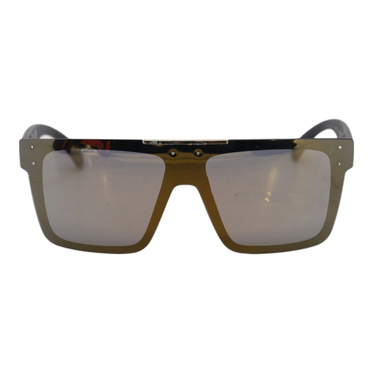 Hover Black Ansi Oversized Sunglasses