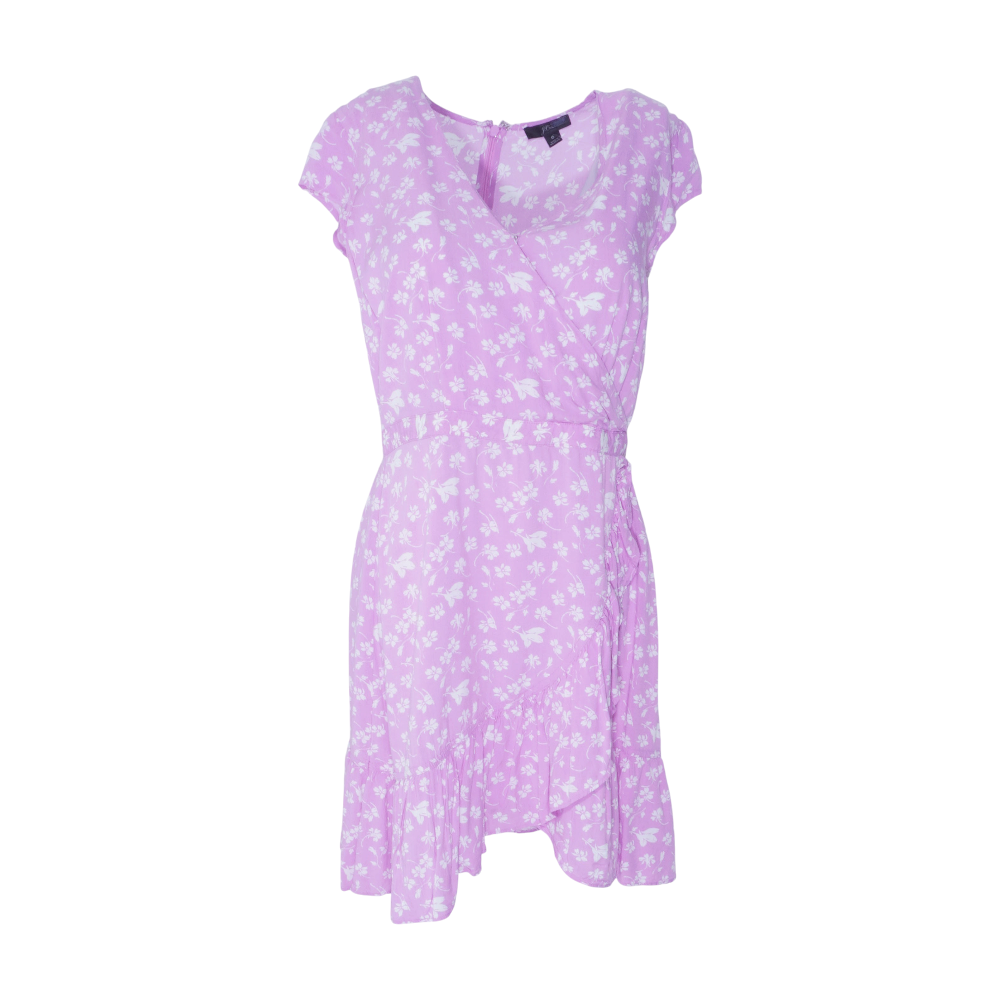 j crew pink floral dress Vintage J. Crew Cotton Dress, Pink Swirl Puffy Texture