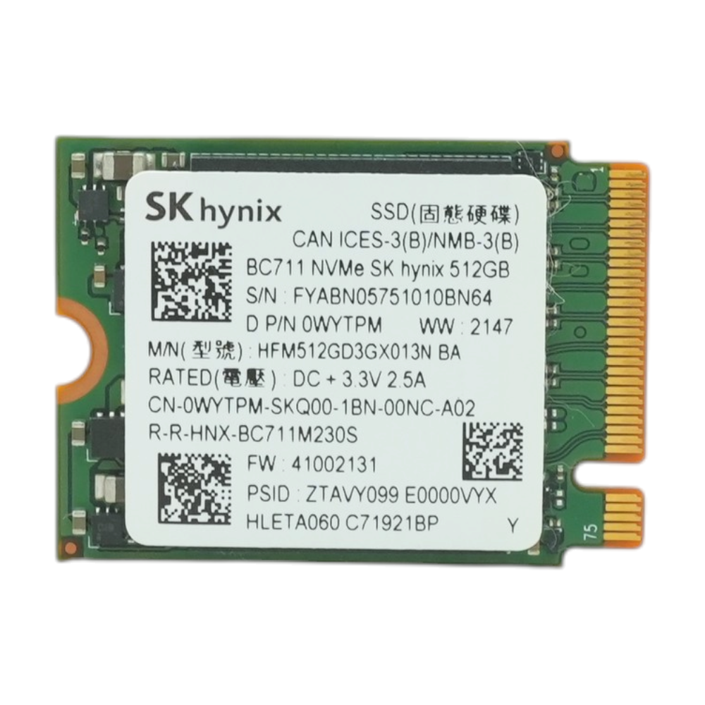 512GB Internal NVMe SSD – Unclaimed Baggage