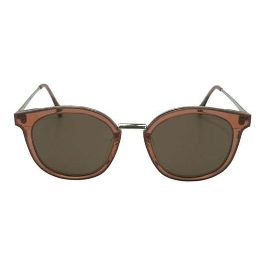 Hover Brown Dim Round Sunglasses