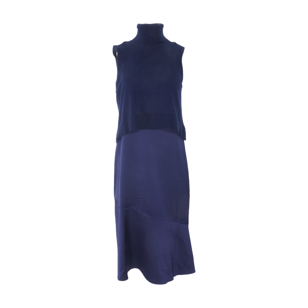 sachin and babi light blue dress Navy Midi Dress – Unclaimed Baggage