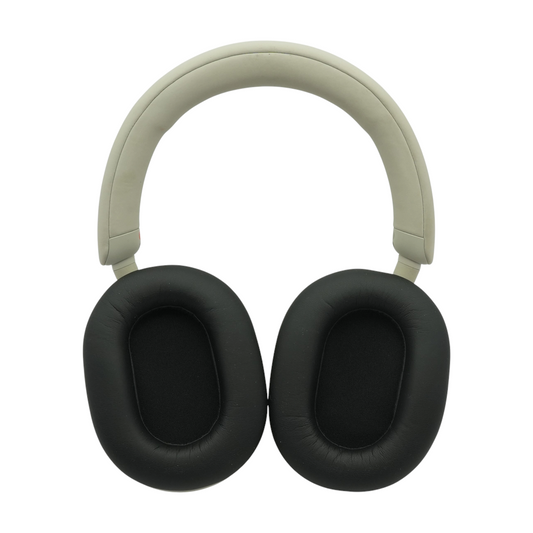 Hover Silver WH-1000XM5 Noise Cancelling Headphones With Black Earpads