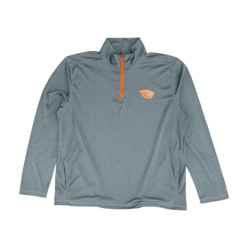 Gray Oregon State Beavers Solid 1/4 Zip Pullover – Unclaimed Baggage