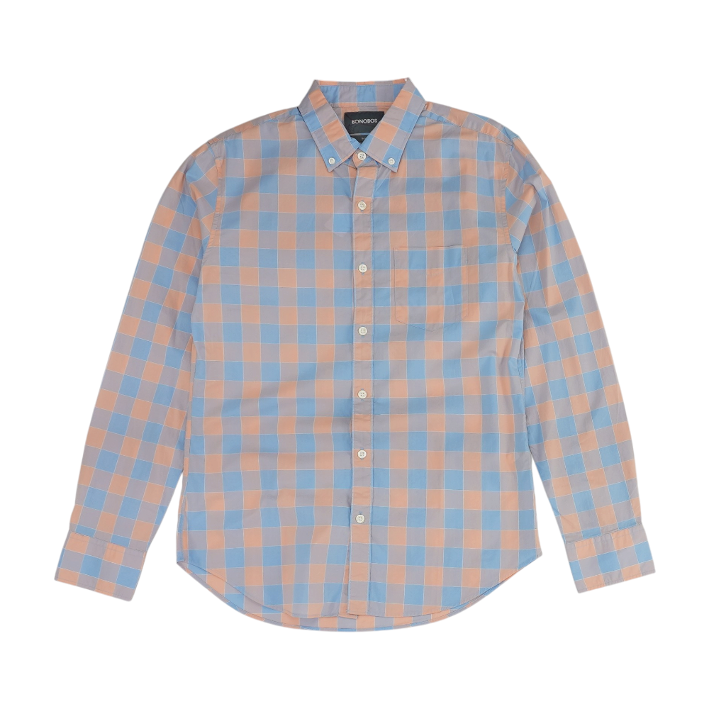 Blue Check Long Sleeve Button Down – Unclaimed Baggage