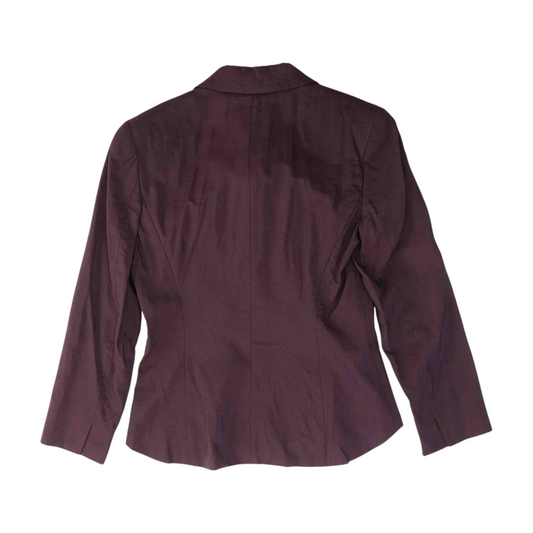 Hover Purple Solid Blazer