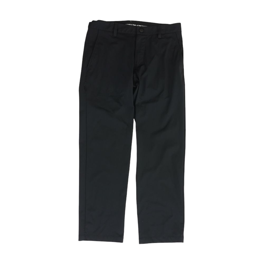 Black Solid Dress Pants