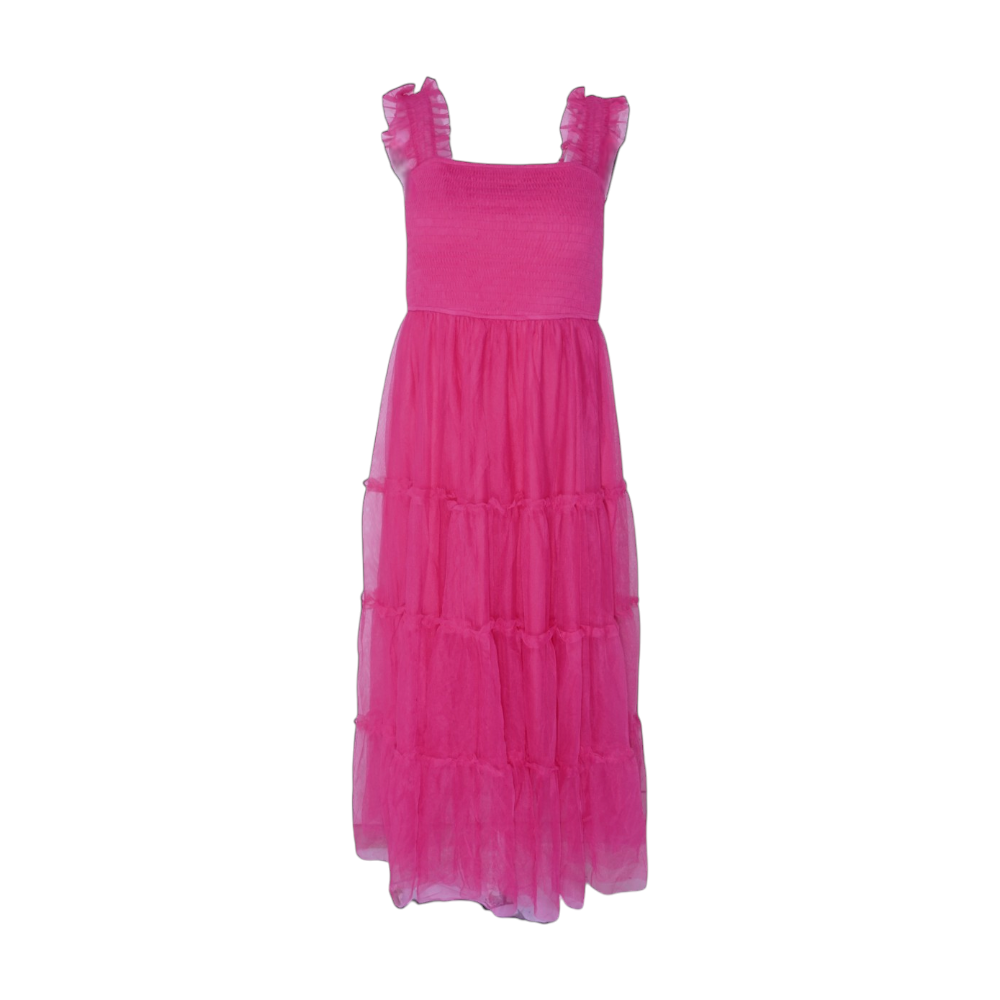 new look pink midi dress AX Paris Pink Floral Draped Midi Dress