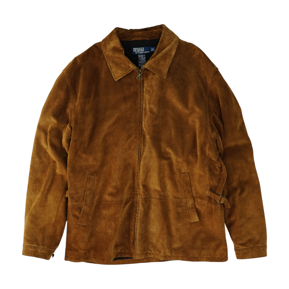 ジャケット・アウター Ralph lauren jute bag jacket Brown Solid Leather Jacket – Unclaimed Baggage