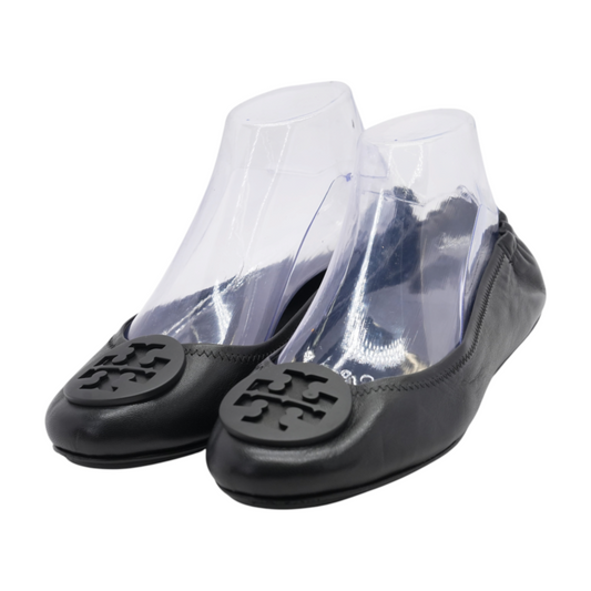 Hover Tory Burch Black Slip-On Flats – Image 2