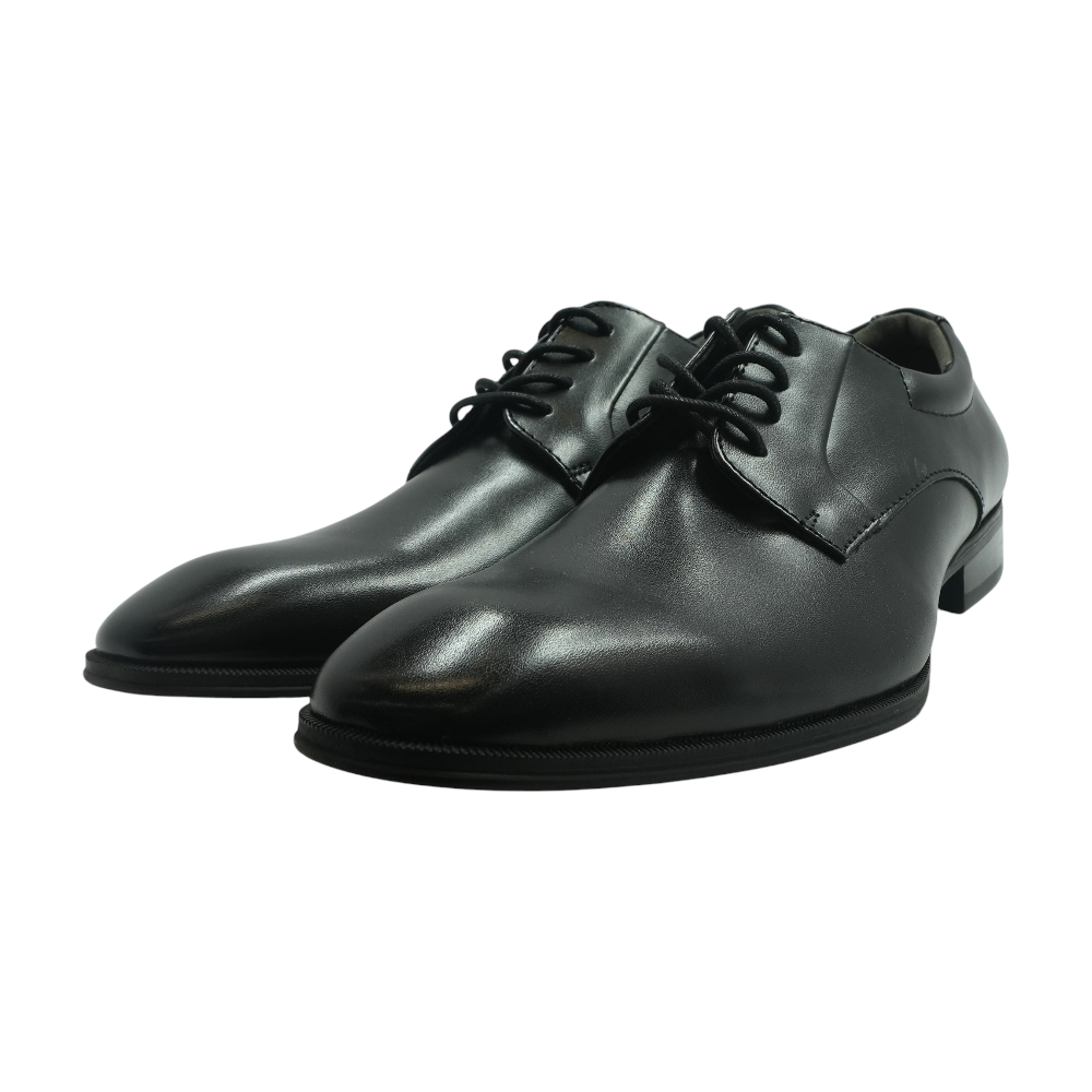 Black Lace-Up Dress Shoes