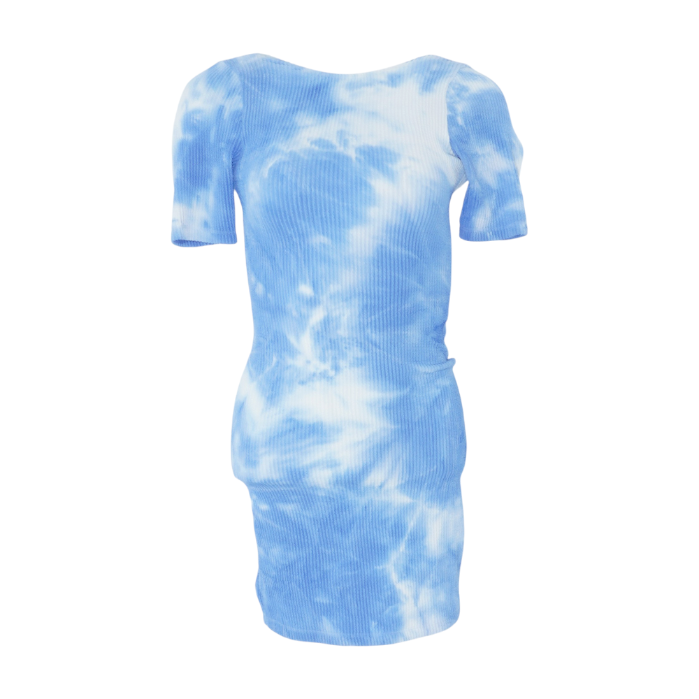 blue tie dye mini dress Tie-Dye Floral Dress Forever New Aus Size Type:Men She can be worn