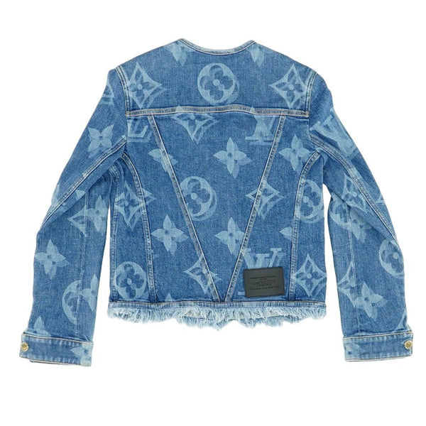 Louis Vuitton - Authenticated Jacket - Cotton Blue for Men, Very Good Condition