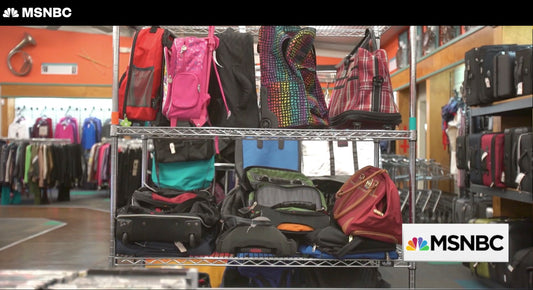 MSNBC Visits Unclaimed Baggage Center