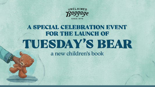 Tuesday's Bear Book Launch at Unclaimed Baggage