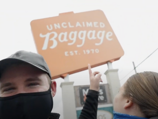 Store tour of Unclaimed Baggage by MK & TJ