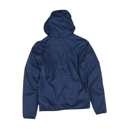 Navy Howard University Bison Embroidery Detail Puffer Coat