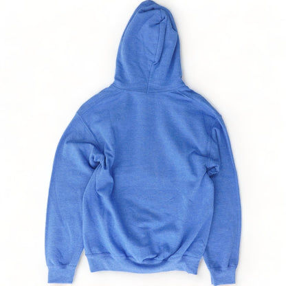Blue Graphic Hoodie Pullover
