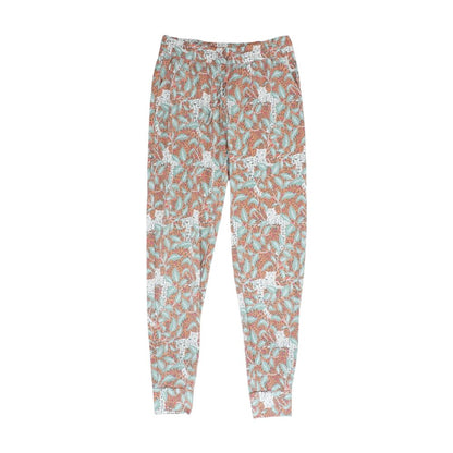 Coral Floral Pajama Bottom