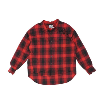 Red Plaid Button Down