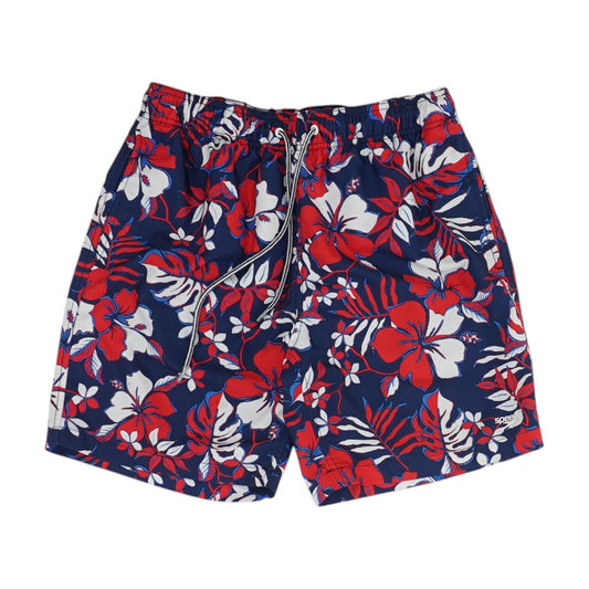 Navy Floral Board Shorts