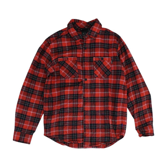 Red Plaid Flannel Button Down