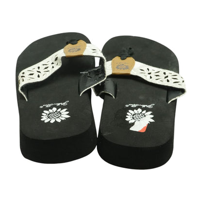 White Flip Flop Sandals