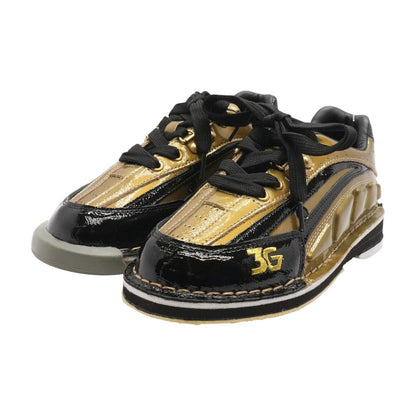 Tour S Gold Leather Low Top Athletic Shoes
