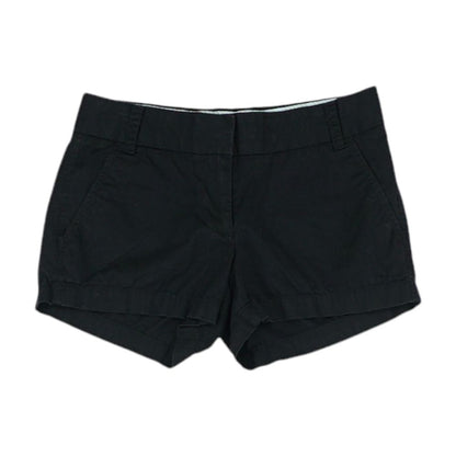 Black Solid Chino Shorts