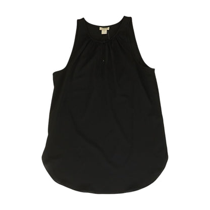 Black Solid Sleeveless Blouse