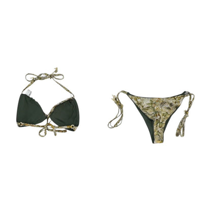 Green Tropical Two-Piece