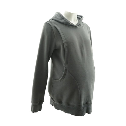 Gray Maternity Hoodie
