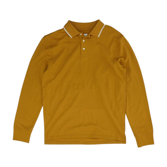 Mustard Solid Long Sleeve Polo