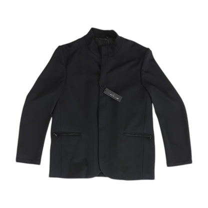 Black Solid Bomber Jacket