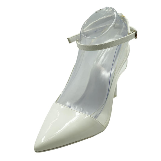 Calea White Stiletto Heels