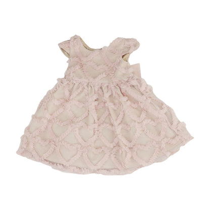 Pink Hearts Midi Dress