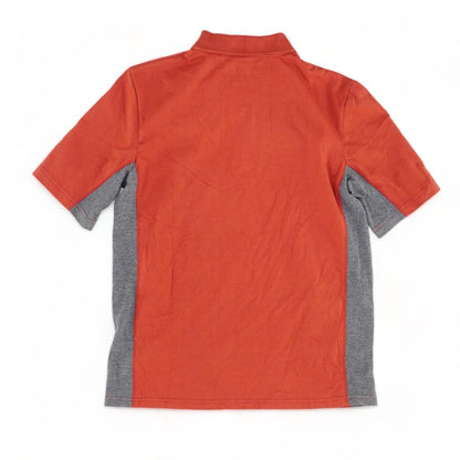 Rust Solid Short Sleeve Polo