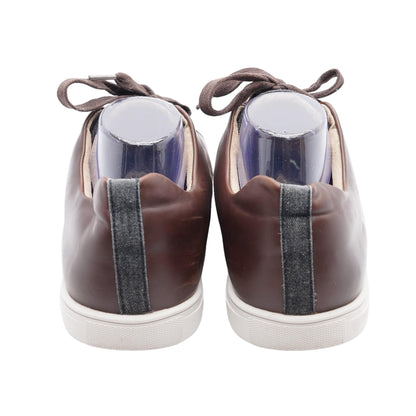 Stand Brown Synthetic Lace Up Shoes