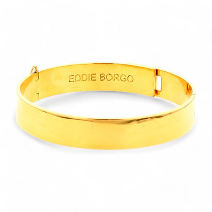 Gold Tone Safety Chain Choker Necklace