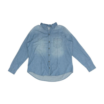 Blue Tall Button Down