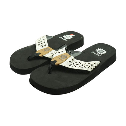 White Flip Flop Sandals